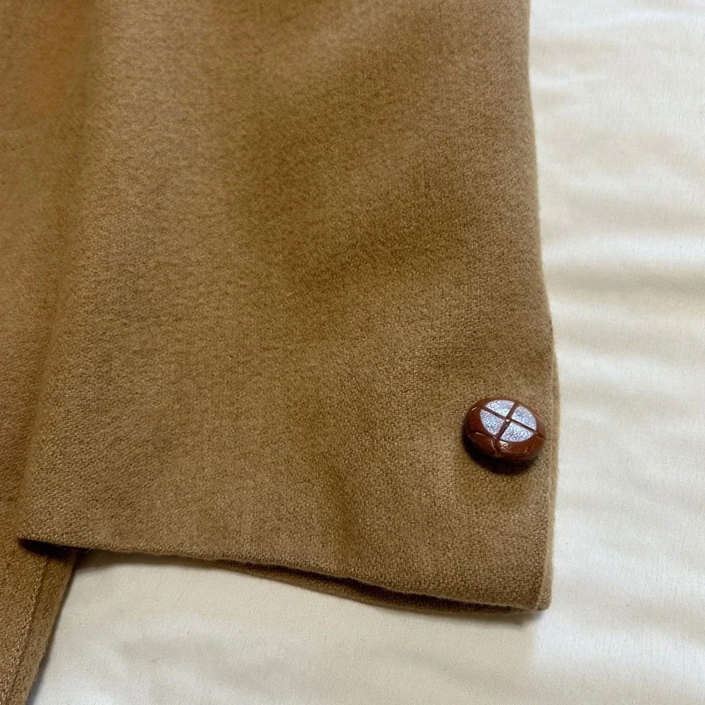 Vintage LeBaron California Clothes Camel Tan Blazer Sport Coat Mens 50L Big Tall